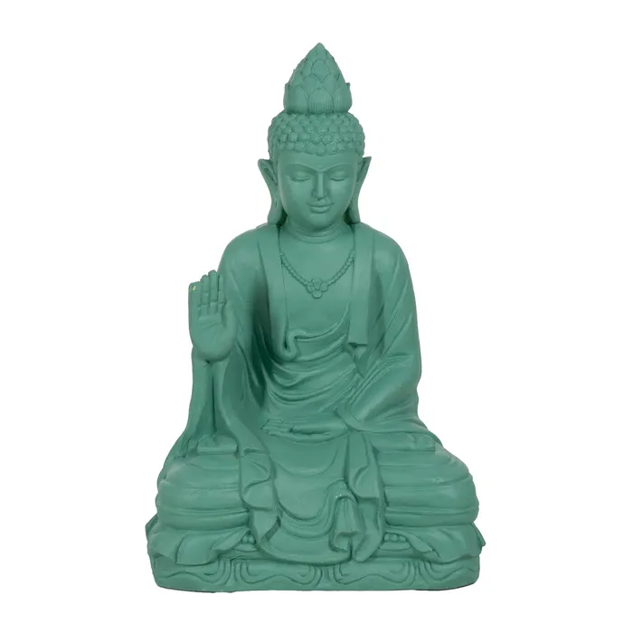 Sculptură Buddha turcoaz|Decorațiuni meditative și elegante [4]