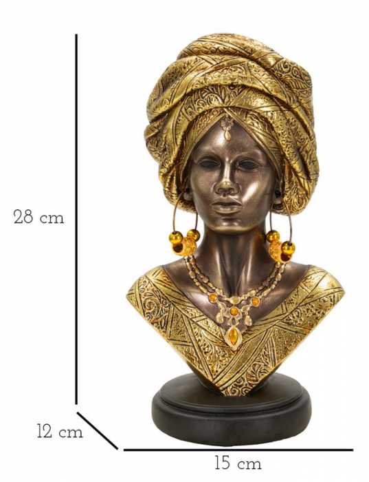 Sculptura femeie africana Nairobi | Arta africana eleganta | CreativDeco.ro [7]