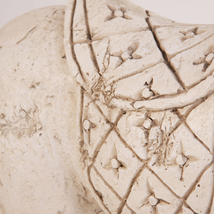Sculptura cal colonial alb antic|Decoratiuni interioare impunatoare [3]