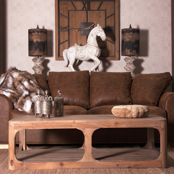 Sculptura cal colonial alb antic|Decoratiuni interioare impunatoare [4]