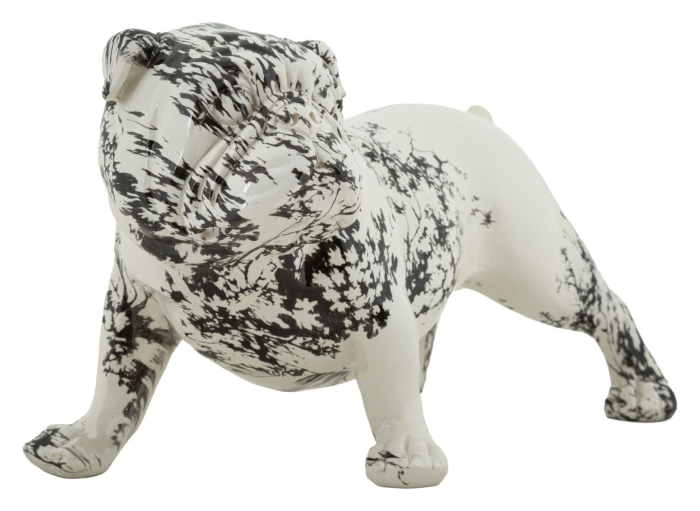 Sculptură decorativă cu buldog design compact [2]