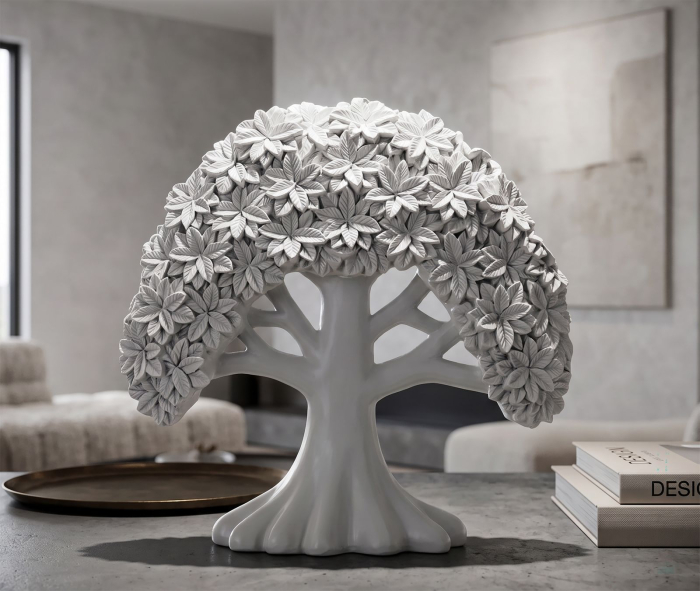 Sculptură decorativă cu copac stilizat [5]