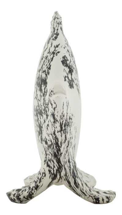 Sculptură decorativă cu pește stilizat linii fluide [3]