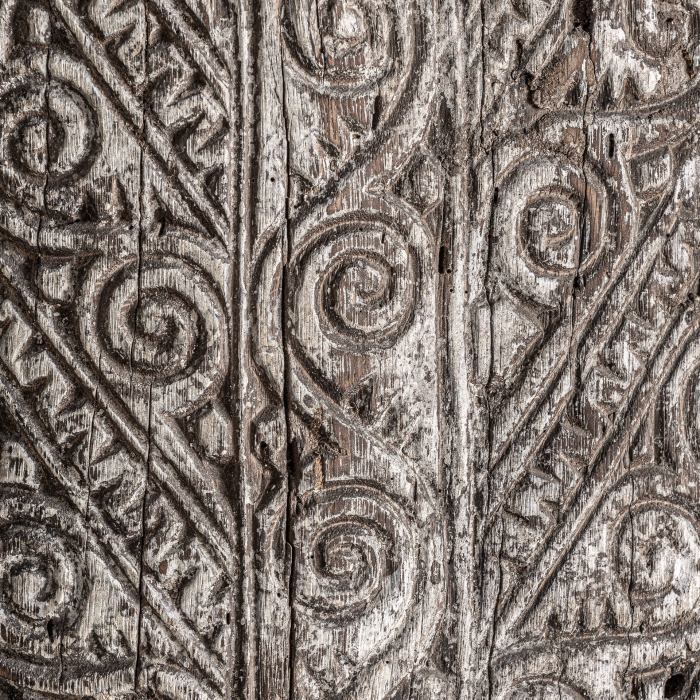 Sculptură decorativă de podea din lemn de suar sculptat Rolho [4]