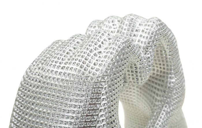 Sculptură decorativă inimă din rășină argintie Lover Silver – imagine principală [5]