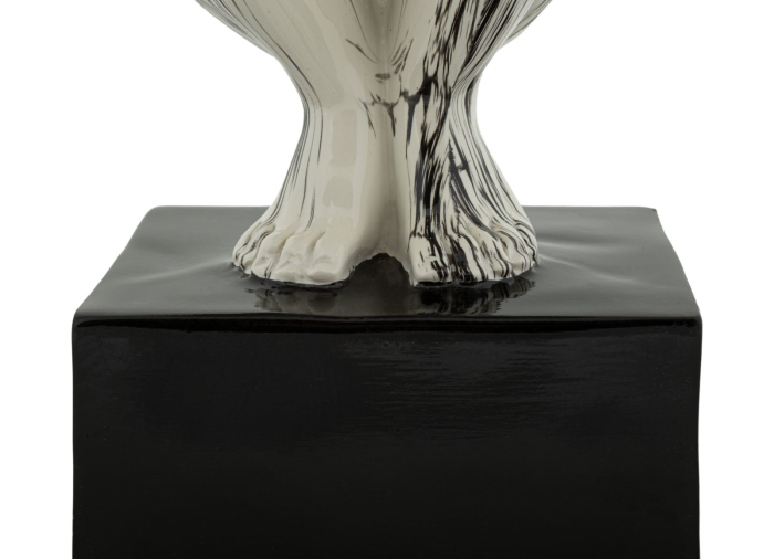 Sculptură decorativă stil oriental cu gimnastă în mișcare [6]