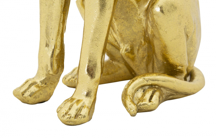 Sculptura decorativa aurie Dog, rasina | creativdeco.ro [8]