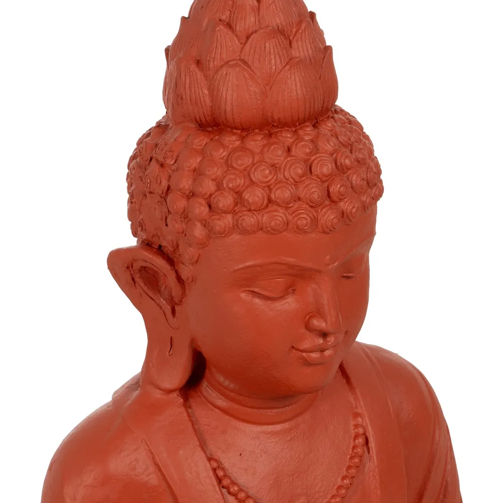 Sculptură Buddha teracotă|Decorațiuni meditative naturale [3]