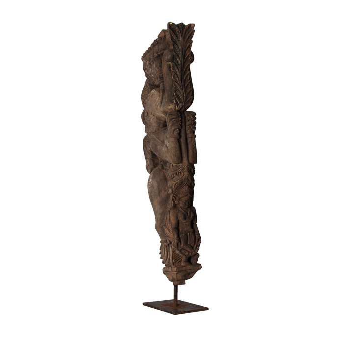 Sculptura picior lemn tec reciclat|Sculpturi etnice [2]