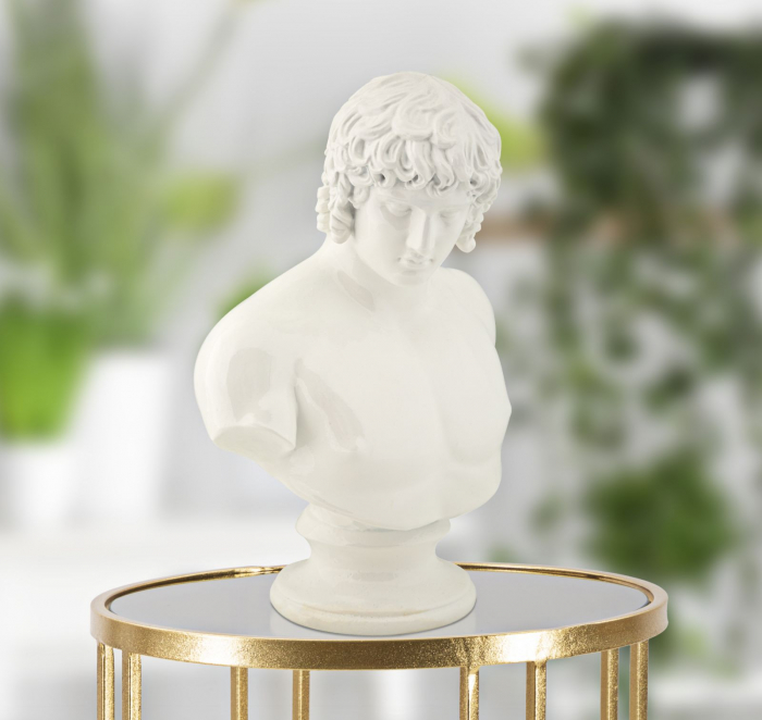 Bust Centurione roman alb decorativ - CreativDeco.ro   [6]