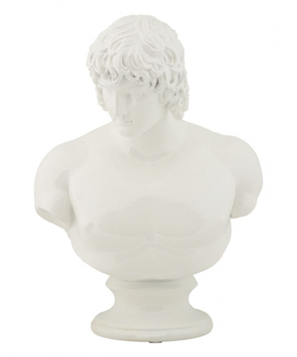 Bust Centurione roman alb decorativ - CreativDeco.ro   [1]