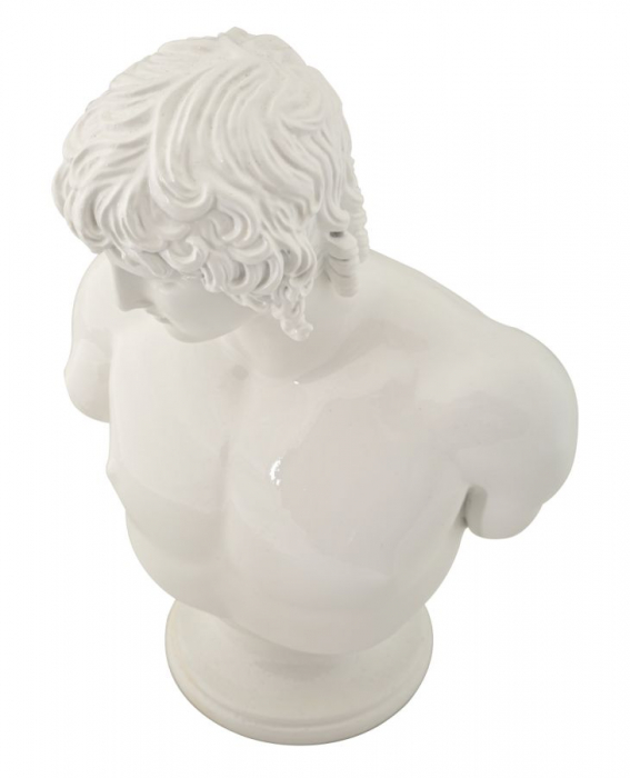 Bust Centurione roman alb decorativ - CreativDeco.ro   [4]