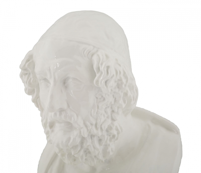 Statuie barbat intelept romana alba - CreativDeco.ro   [3]