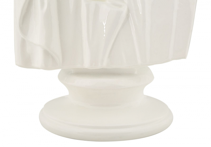 Statuie barbat intelept romana alba - CreativDeco.ro   [4]
