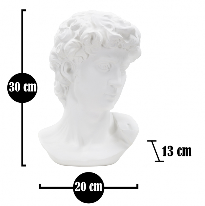 Sculptura Romana, polirasina alba, creativdeco.ro [6]