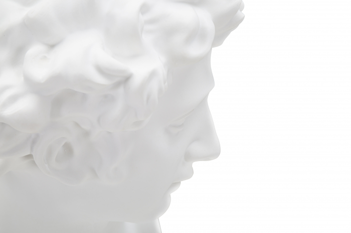 Sculptura Romana bust alb polirasina | creativdeco.ro [3]