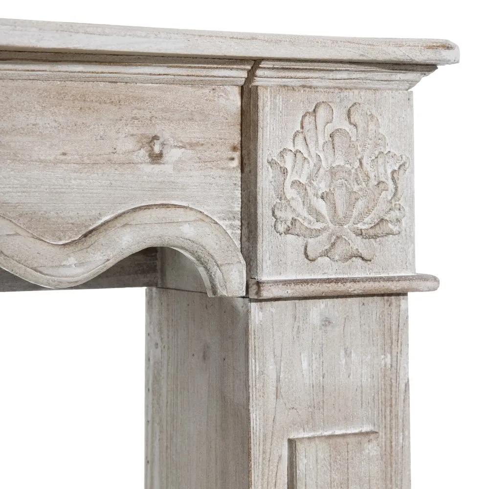 Semineu decorativ vintage alb | Piese de decor impresionante [3]