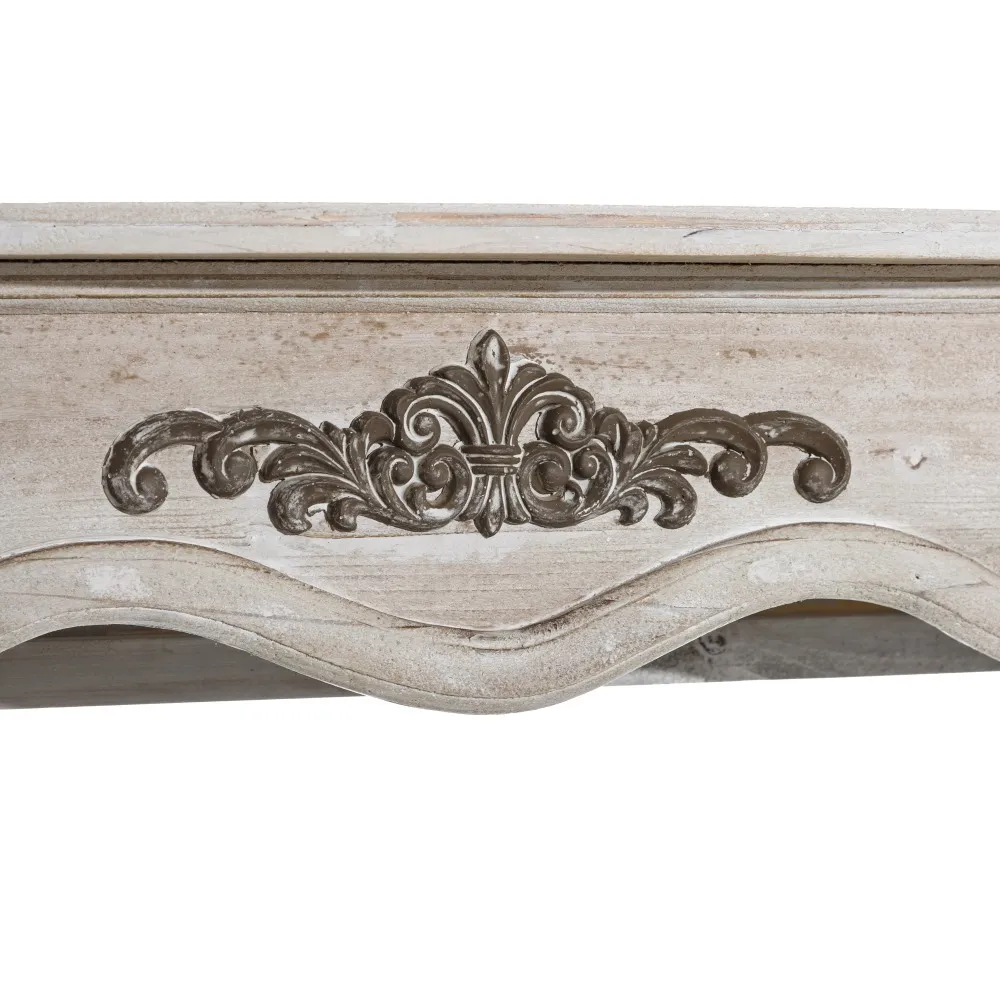 Semineu decorativ vintage alb | Piese de decor impresionante [4]
