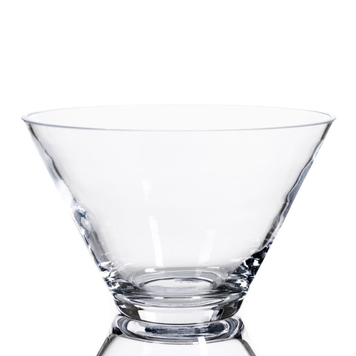 Set boluri decorative din sticlă transparentă cu formă conică [3]