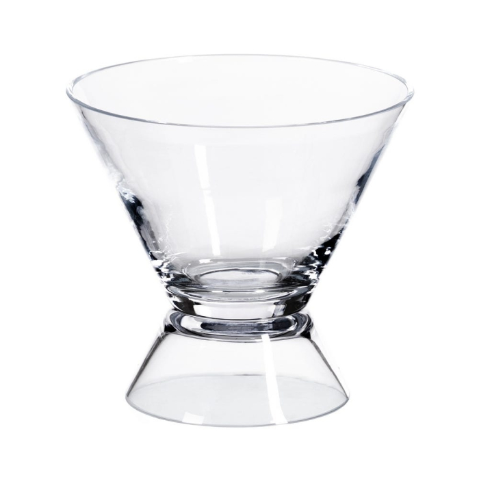 Set boluri decorative din sticlă transparentă cu formă conică [5]