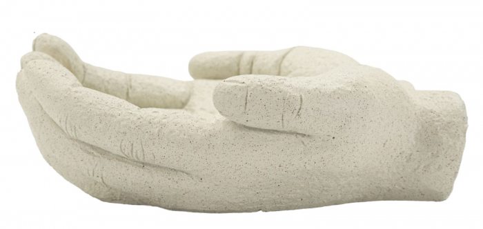 Set boluri decorative mâini din rășină bej – imagine principală – Hands Stons [4]