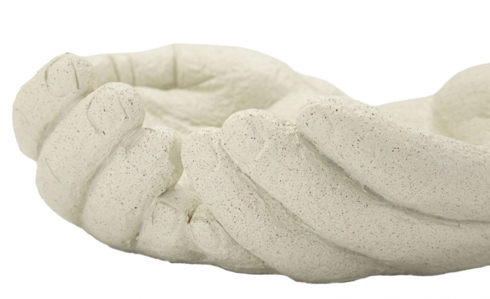 Set boluri decorative mâini din rășină bej – imagine principală – Hands Stons [7]