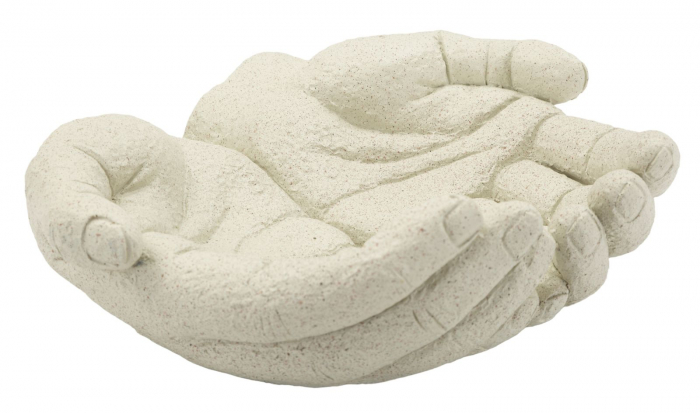 Set boluri decorative mâini din rășină bej – imagine principală – Hands Stons [3]