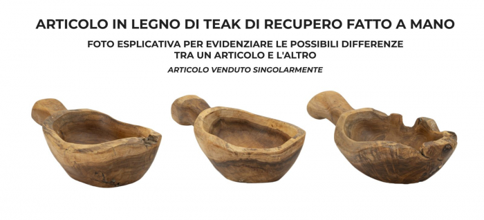 Boluri decorative din lemn de tec tip lingură – imagine principală – Spoon [7]