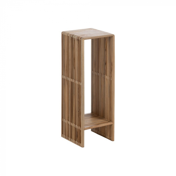 Set coloane tec reciclat lamele naturale, forma aerisita japandi [4]