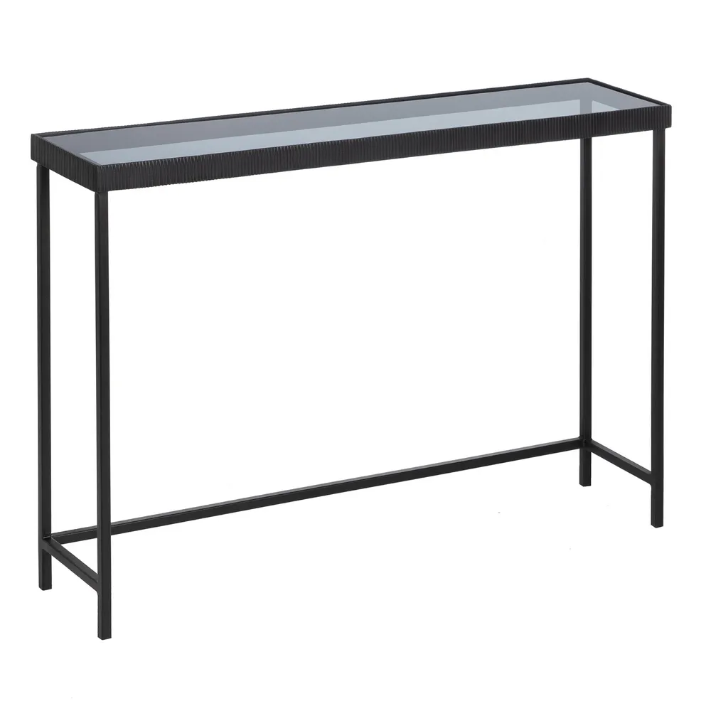 Set 2 Console Gold-Black, Auriu Negru, Metal Sticla - creativdeco.ro [5]