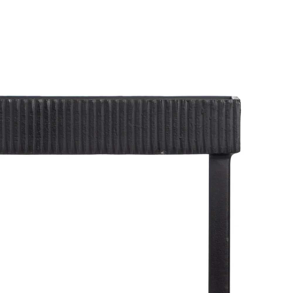 Set 2 Console Gold-Black, Auriu Negru, Metal Sticla - creativdeco.ro [11]