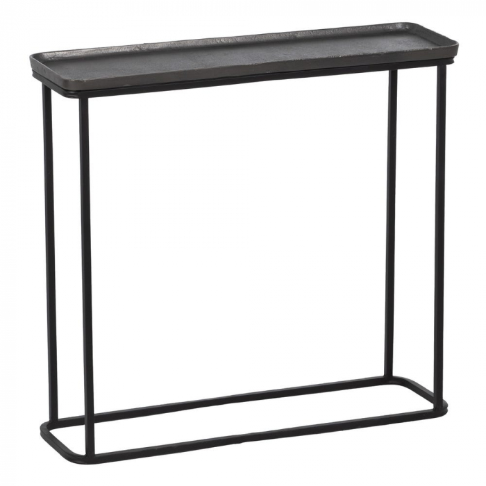 Set console înguste industriale – aluminiu & metal negru [6]