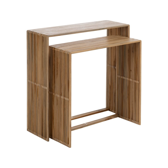 Set console nesting tec reciclat, lamele verticale aerisite [2]