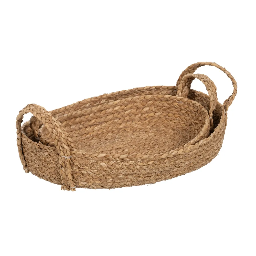 Duo cosuri ovale cu manere pentru depozitare estetica CreativDeco [9]