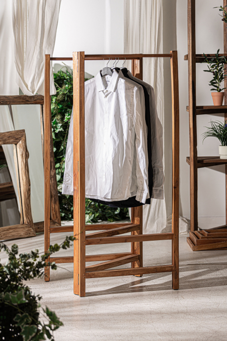 Cuiere lemn mahogany etnice|Organizare haine premium [4]