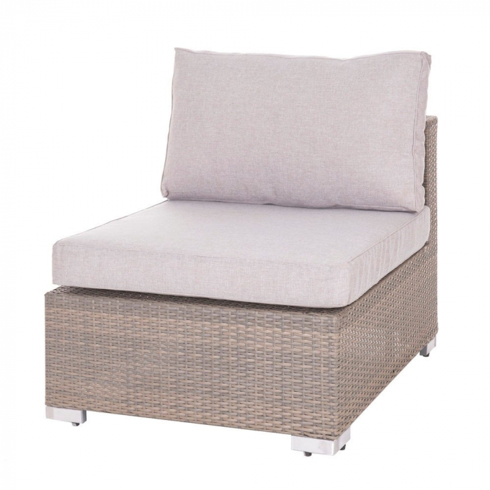 set fotolii MARLENE – ratan taupe, perne groase, design cubic [1]