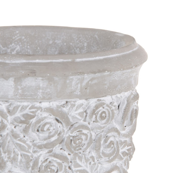Set 2 ghivece decorative din ciment pentru plante înalte [4]