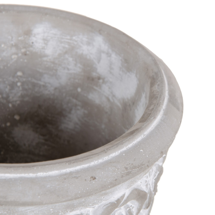 Set 2 ghivece decorative din ciment, formă lată pentru arbuști [2]