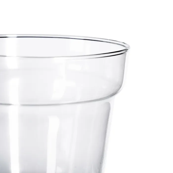Set ghivece decorative din sticlă transparentă cu formă cilindrică [3]
