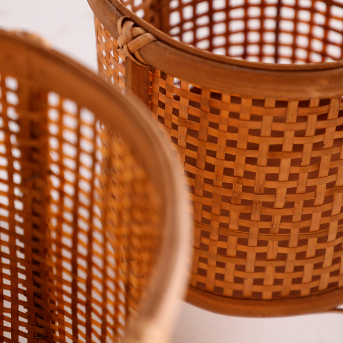Ghivece Boho bambus|Decoratiuni premium gradina [2]