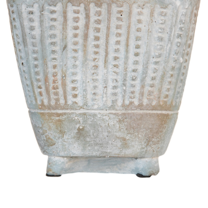 Set 2 ghivece decorative pătrate din ciment, mărime mare [6]