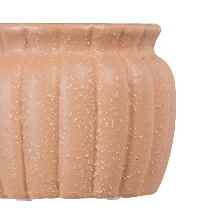 Set 2 ghivece somon din ceramica striata [3]