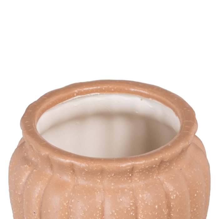 Set 2 ghivece somon din ceramica striata [4]