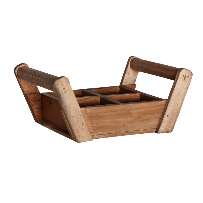 Jardiniere lemn mahogany etnice|Decoratiuni plante premium [2]