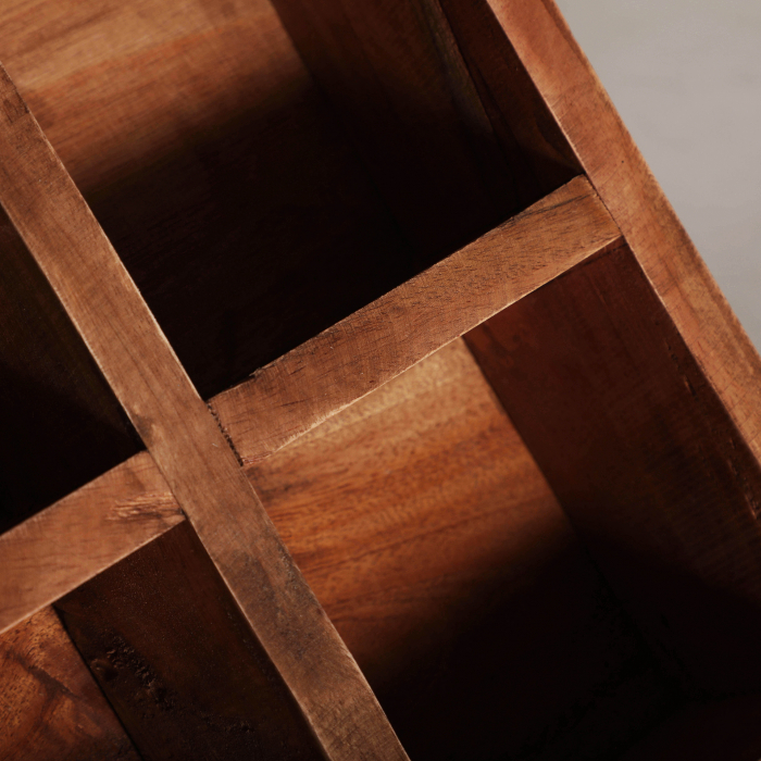 Jardiniere lemn mahogany etnice|Decoratiuni plante premium [4]