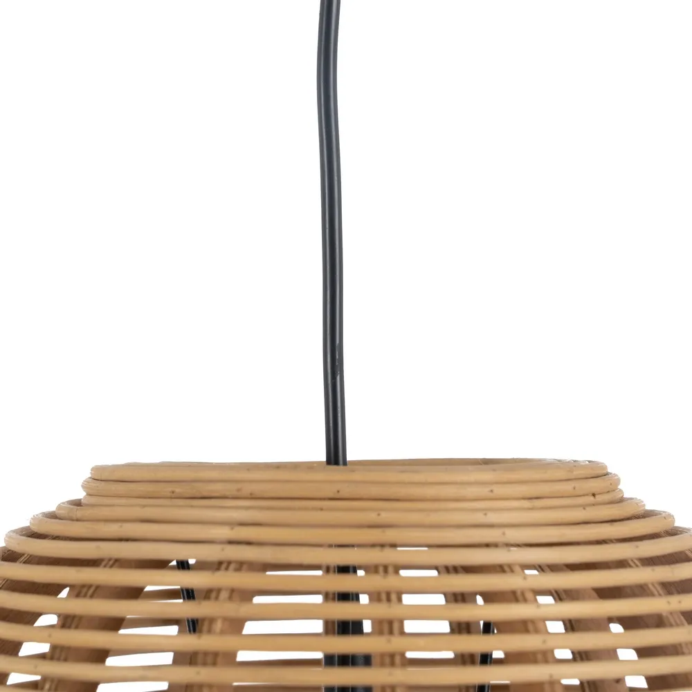 Set 2 Lampi Suspendate, Bambus, Natural - creativdeco.ro [5]