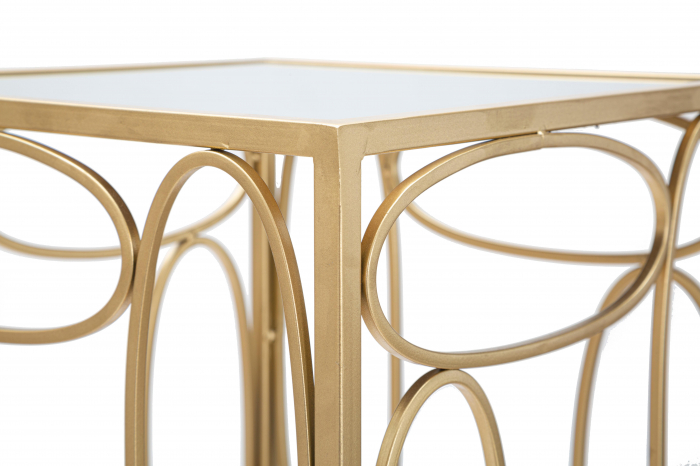 Masute Bubbles, set, fier/oglinda [8]