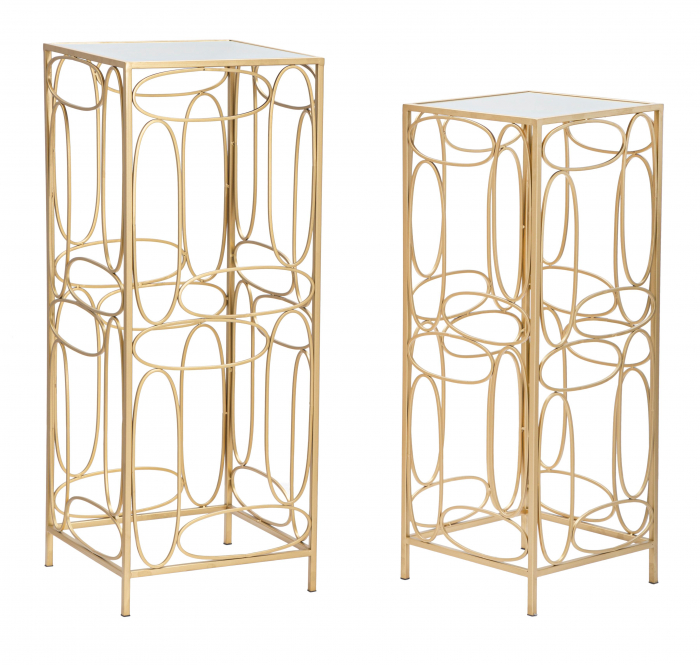 Masute Bubbles, set, fier/oglinda [2]