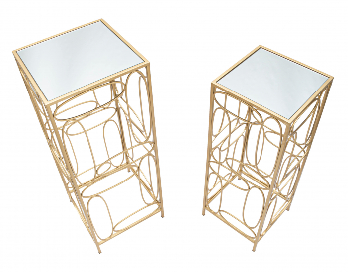 Masute Bubbles, set, fier/oglinda [5]