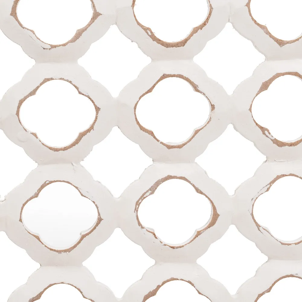 Set 2 masute cafea albe, lemn invechit MDF [8]